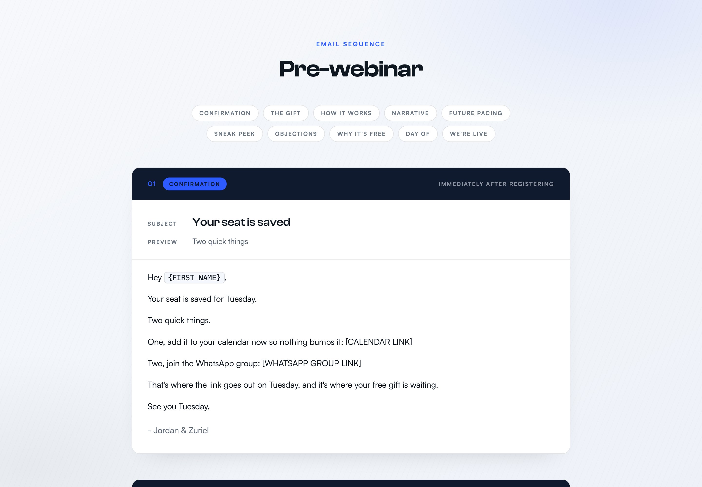 Pre-webinar preview